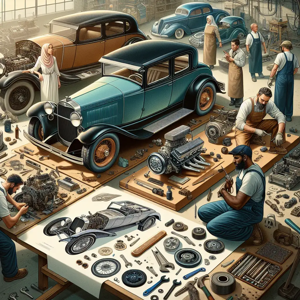 Behind the Scenes of Restoration Projects: Restoring Classic Cars